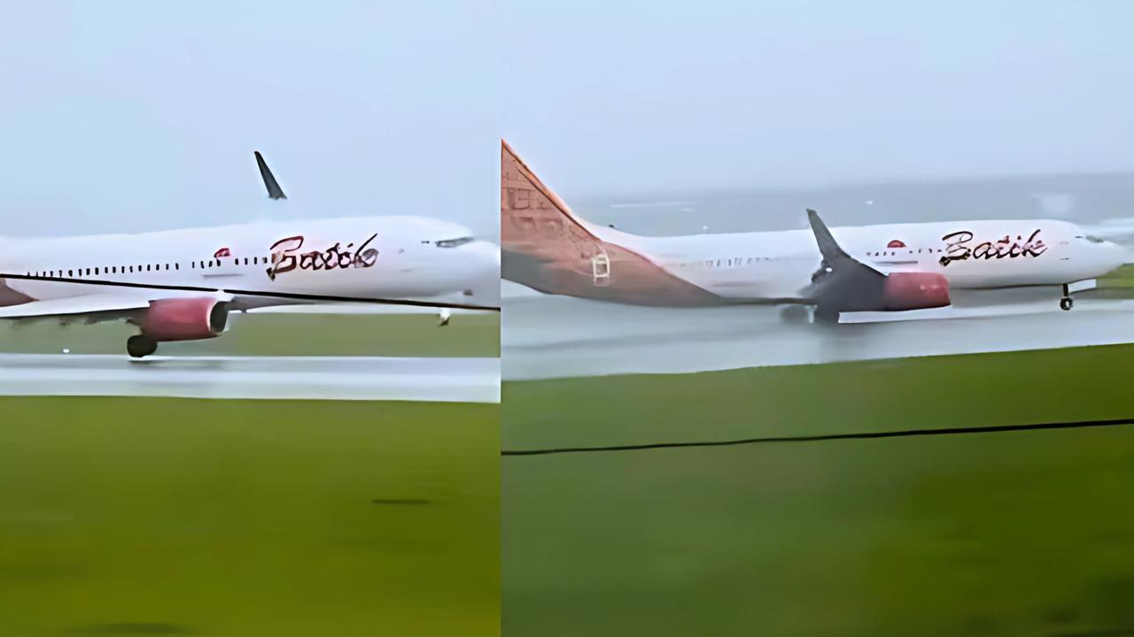 Terrifying Storm Video Batik Air Boeing 737 Cheats Death in Air