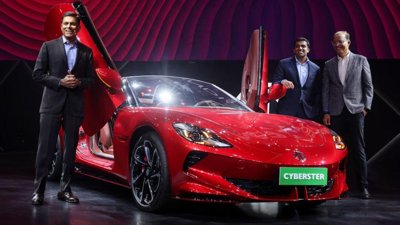 MG Select delivers 8 Cybersters in Bengaluru in record time