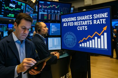 US Housing Shares Shine as Fed Restarts Interest Rate Cuts
