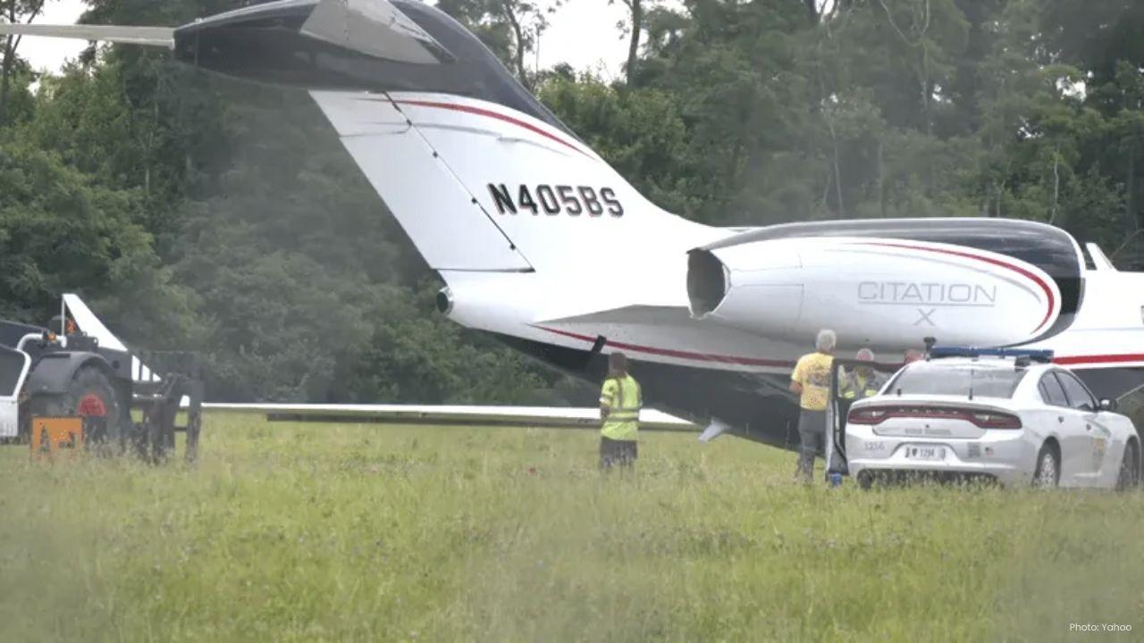 Cessna CJ4 Overruns Runway Strikes House in Mayfield No Injuries