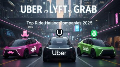 Uber vs Lyft vs Grab: Top Ride-Hailing Companies 2025