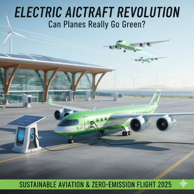 Electric Aircraft Revolution – Can Planes Really Go Green? | Sustainable Aviation & Zero-Emission Flight 2025
