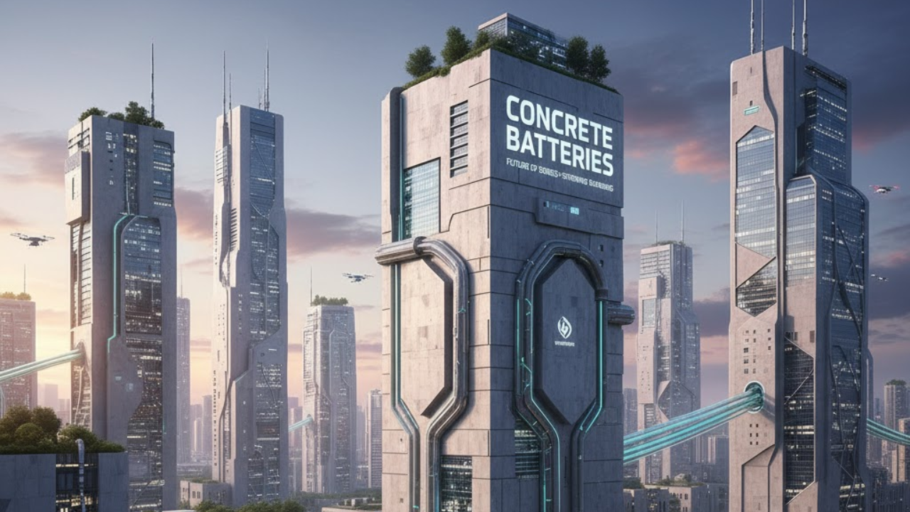 Concrete Batteries: Future of Energy-Storing Buildings