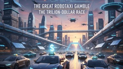 The Great Robotaxi Gamble: the trillion-dollar race