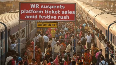 WR suspends platform ticket sales amid festive rush