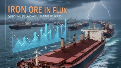 Iron ore flows in flux: shipping delays alter commodity indices