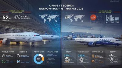 Airbus vs Boeing: The Battle for Market Share in Narrow-Body Jets