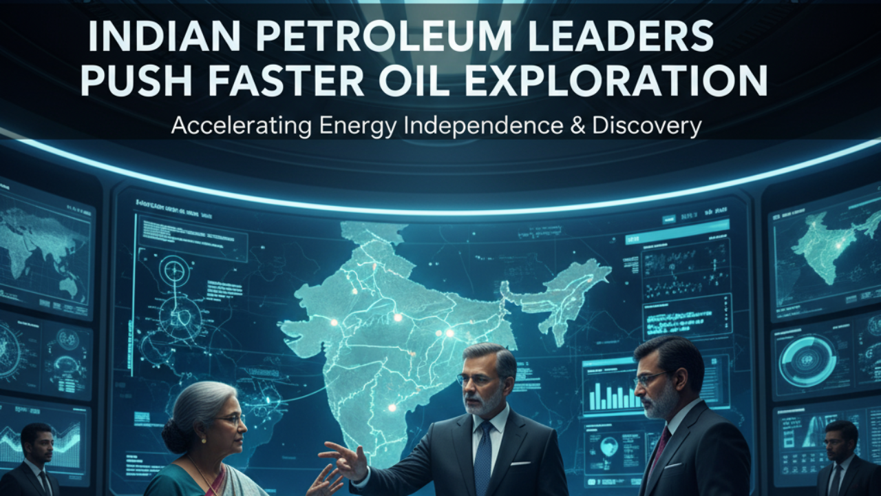 Indian Petroleum Leaders Push Faster Oil Exploration
