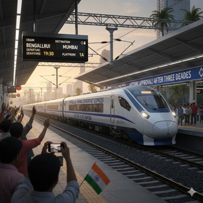 Bengaluru–Mumbai Superfast Train Approved After 30 Years