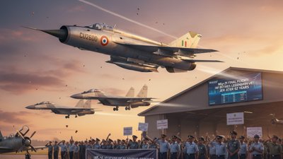 MiG-21 Takes Final Flight: IAF Retires Legendary Jet After 62 Years
