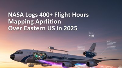 NASA Logs 400+ Flight Hours Mapping Air Pollution Over Eastern US in 2025