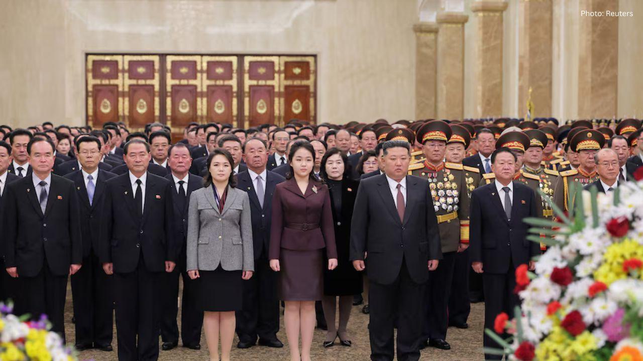 North Korea’s Leader Kim Jong Un’s Daughter Makes First Public Visit to State Mausoleum